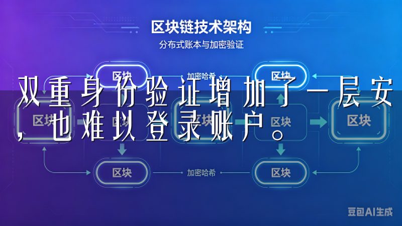 双重身份验证增加了一层安全保护，即使黑客获取了用户的密码，也难以登录账户。